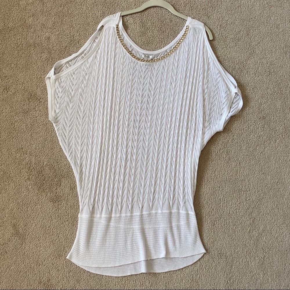 Cache long off the shoulder sweater